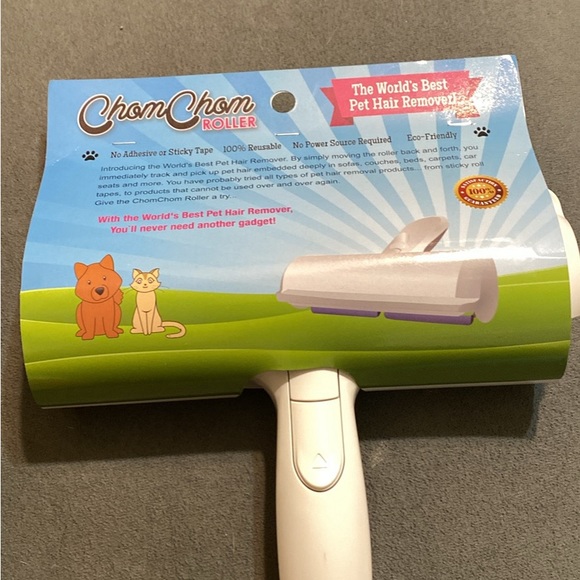 Cat Chom Chom Roller Pet Hair Remover And Reusable Lint Roller Poshmark